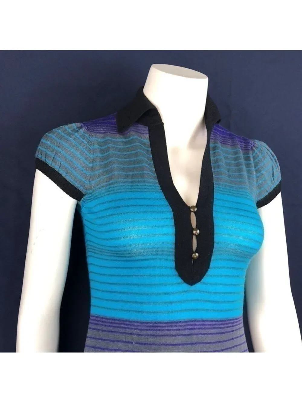 BNWT-FREE People Sweater Dress Cap Bell Sleeves XS